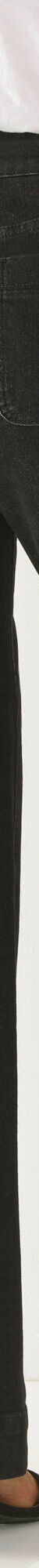 Jean coupe large taille haute, petite stature (black used) Jean coupe large taille haute, petite stature (black used)